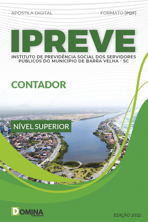 Apostila Concurso IPREVE Barra Velha SC 2022 Contador