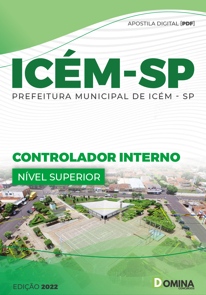 Apostila Digital Concurso ICÉM SP 2022 Controlador Interno