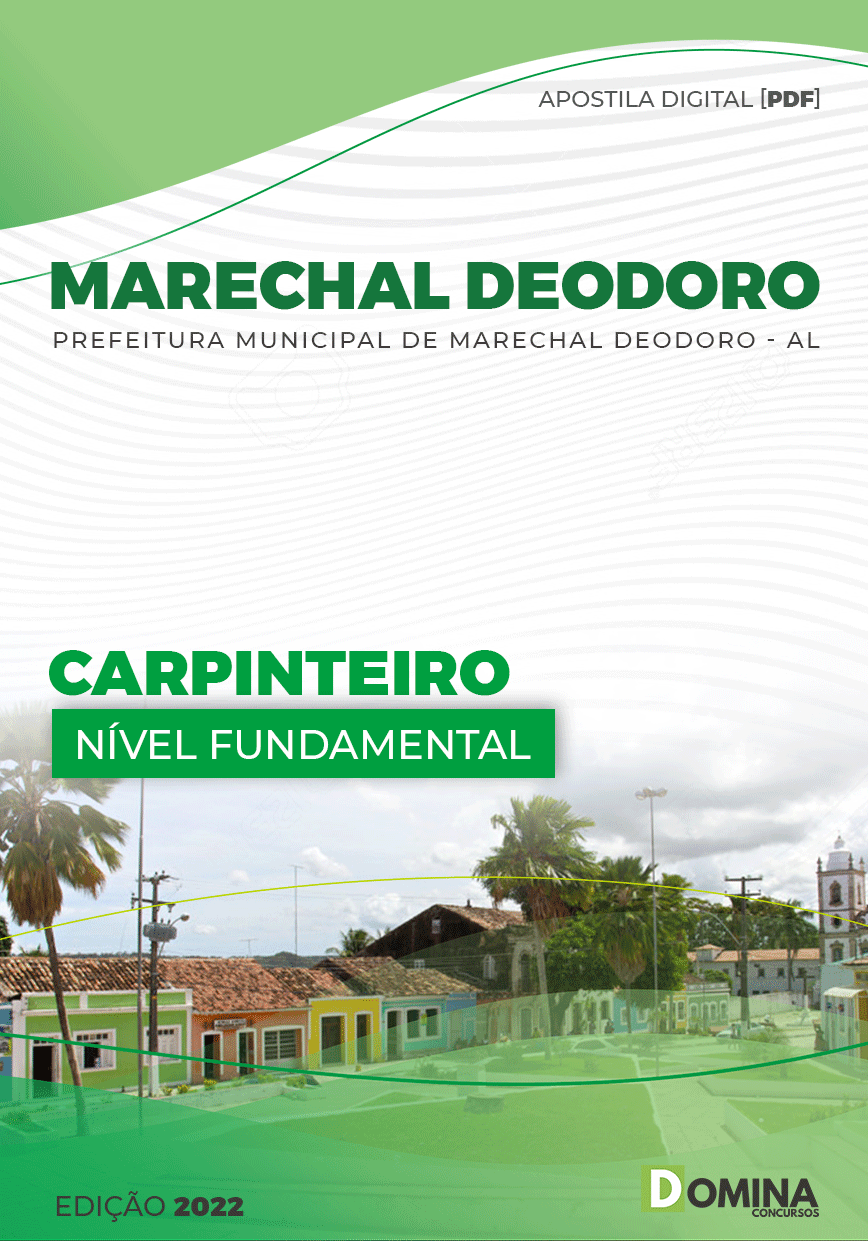 Apostila Digital Pref Marechal Deodoro AL 2023 Carpinteiro