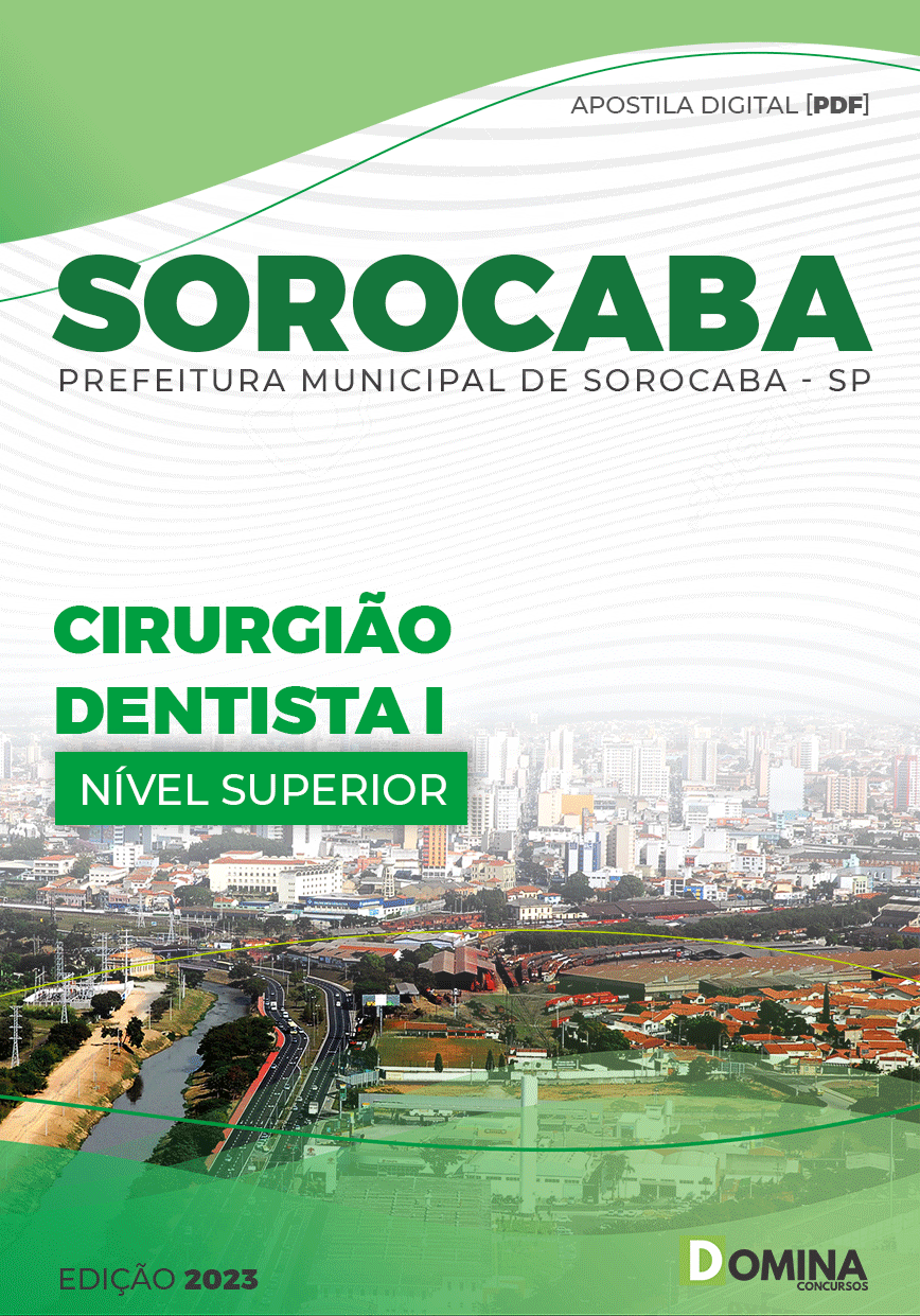 Apostila Concurso Pref Sorocaba SP 2023 Cirurgião Dentista I