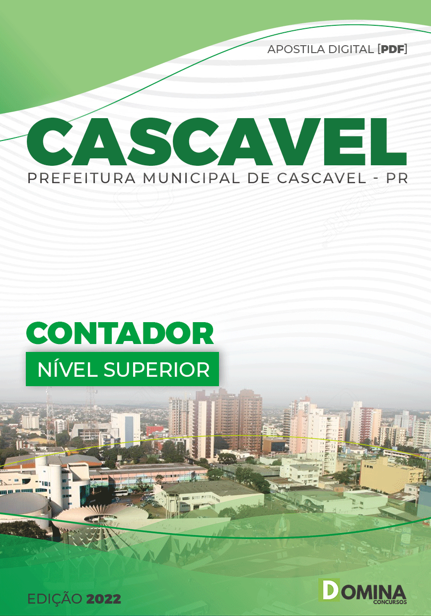 Apostila Concurso Pref Cascavel PR 2022 Contador