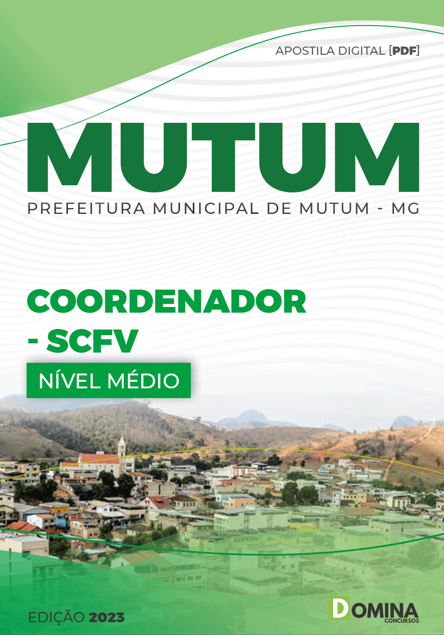 Apostila Pref Mutum MG 2023 Coordenador SCFV