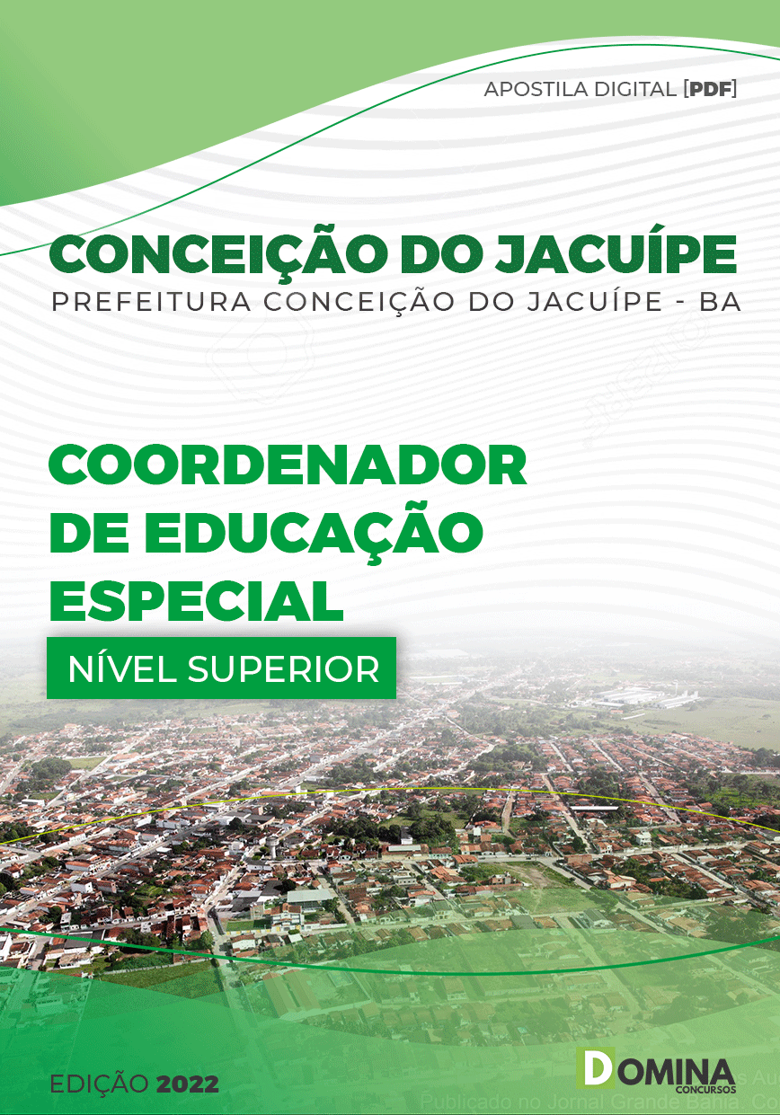 Apostila Pref Conceição Jacuípe BA 2022 Coordenador Educacional