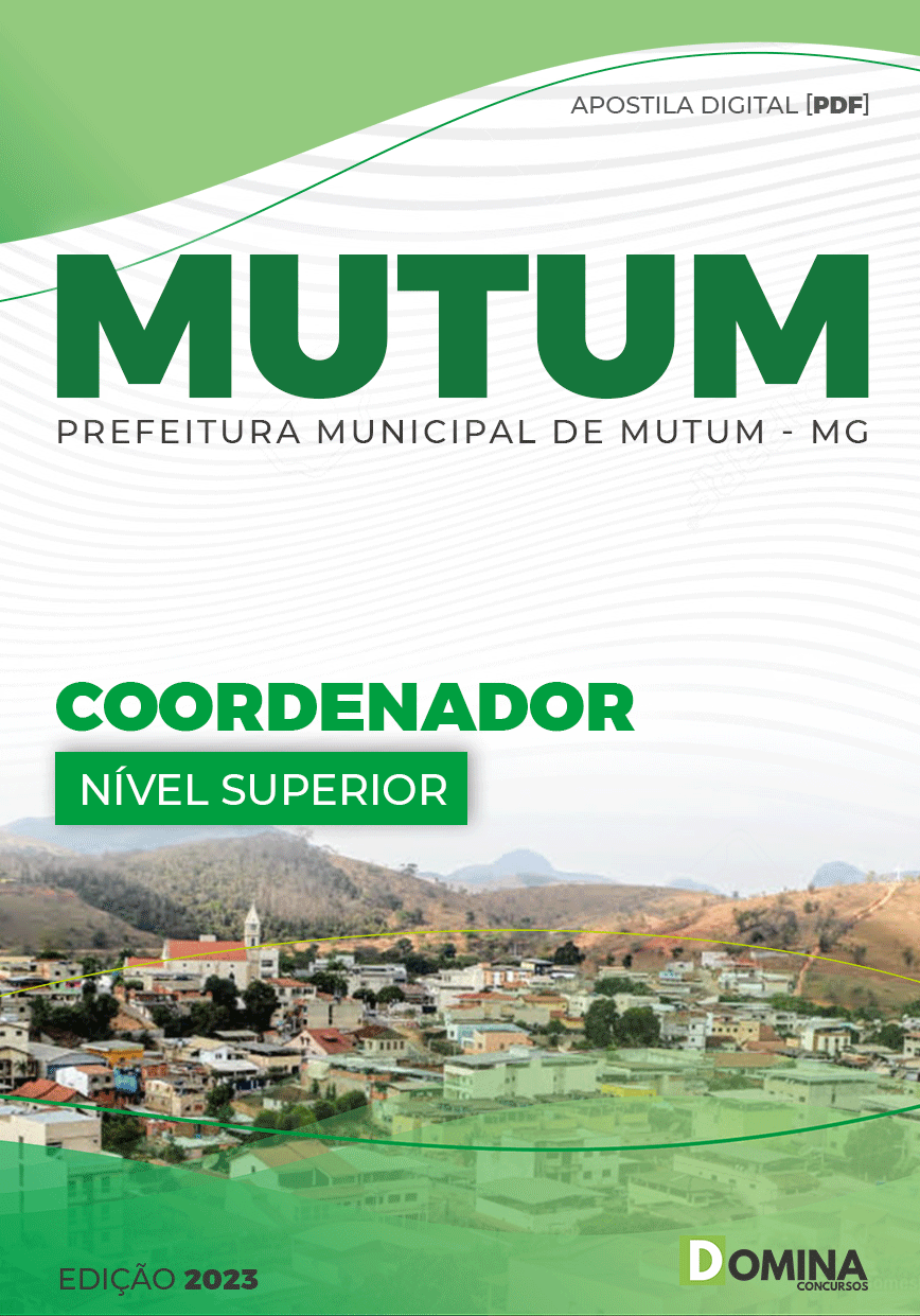 Apostila Concurso Pref Mutum MG 2023 Coordenador CRAS