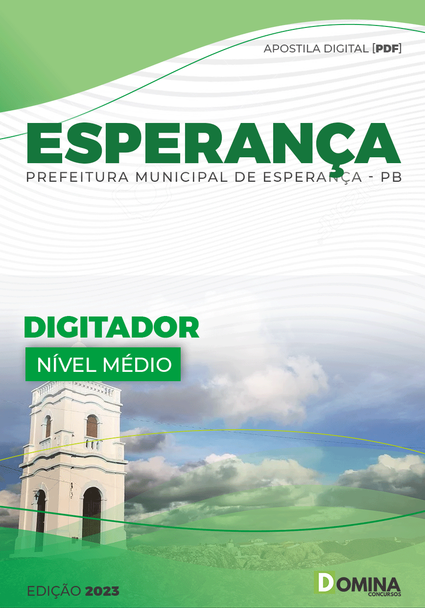 Apostila Concurso Pref Esperança PB 2023 Digitador