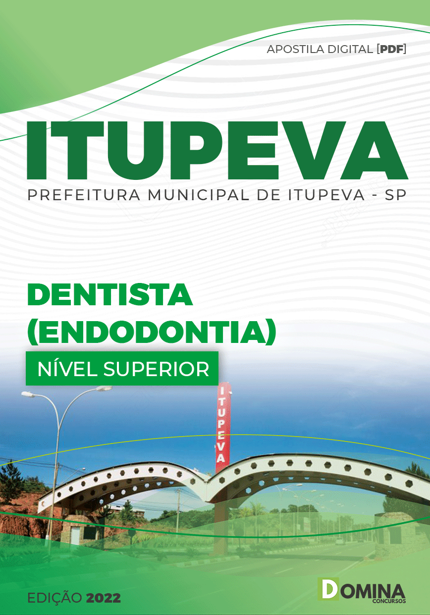 Apostila Concurso Pref ITUPEVA SP 2022 Dentista Endodontia