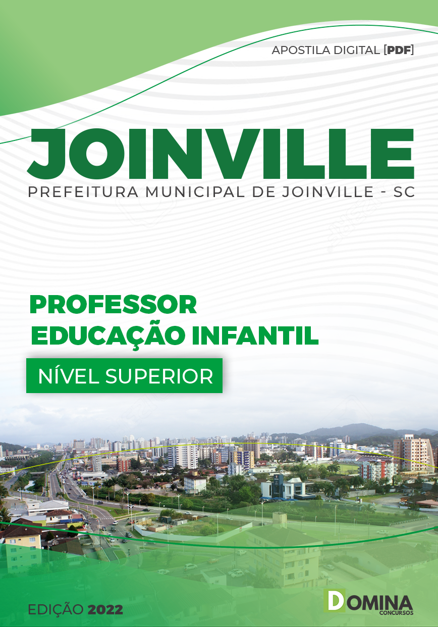 Apostila Pref Joinville SC 2022 Professor Educação Infantil