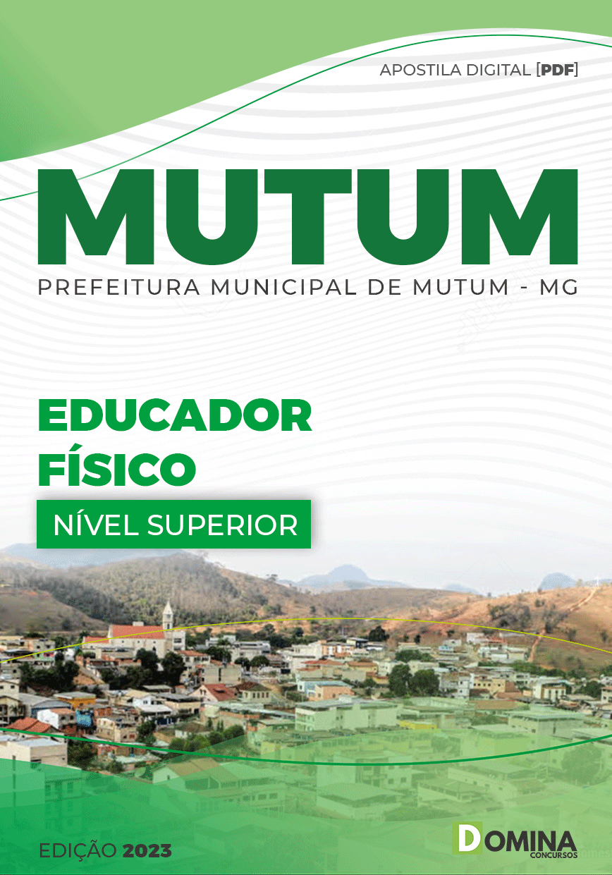 Apostila Concurso Pref Mutum MG 2023 Educador Físico