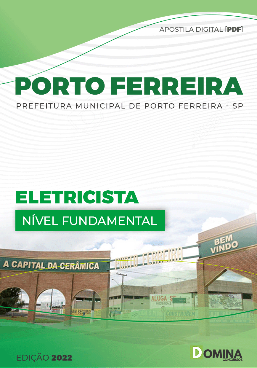 Apostila Digital Pref Porto Ferreira SP 2022 Eletricista