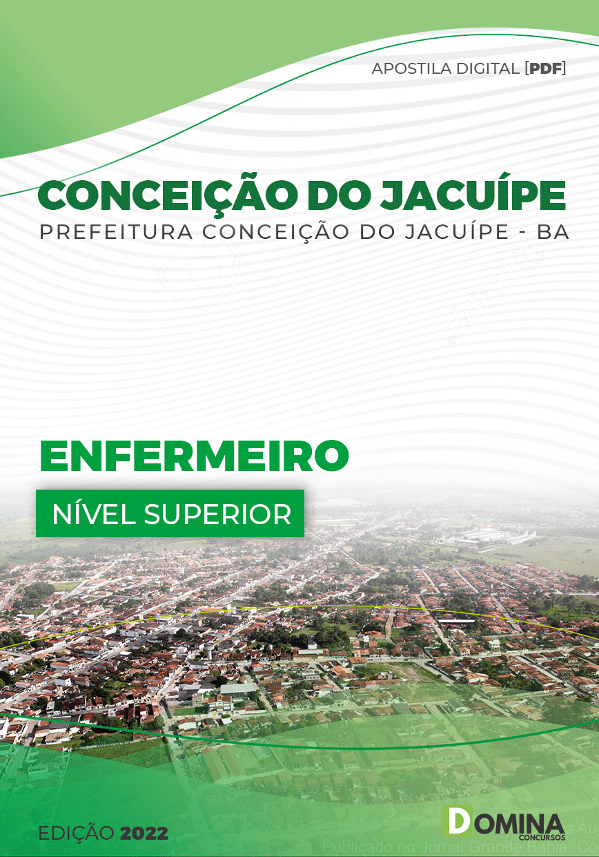 Apostila Digital Pref Conceição Jacuípe BA 2022 Enfermeiro