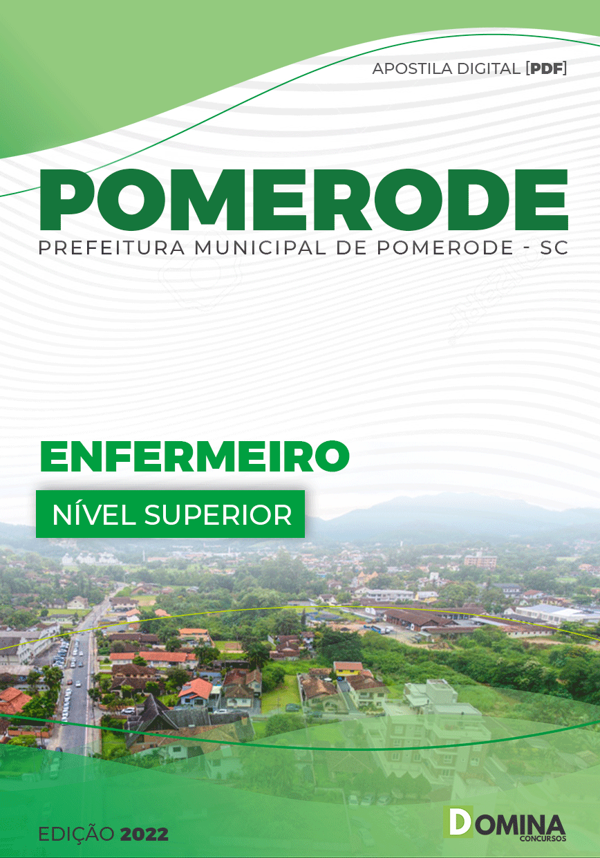 Apostila Concurso Pref Pomerode SC 2022 Enfermeiro