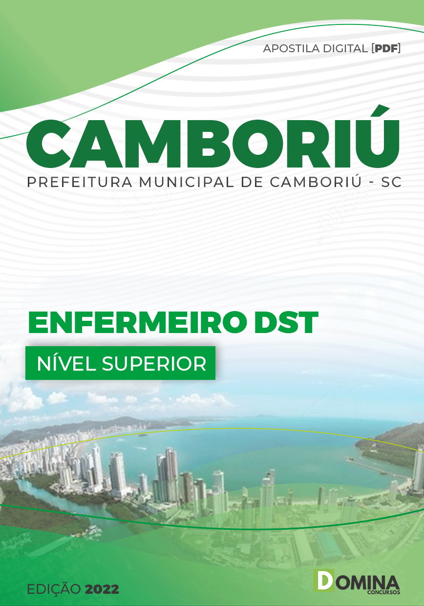 Apostila Digital Pref Camboriú SC 2022 Enfermeiro DST