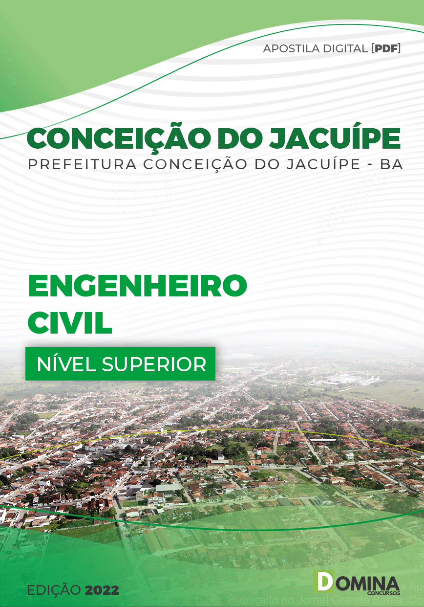 Apostila Digital Pref Conceição Jacuípe BA Engenheiro Civil