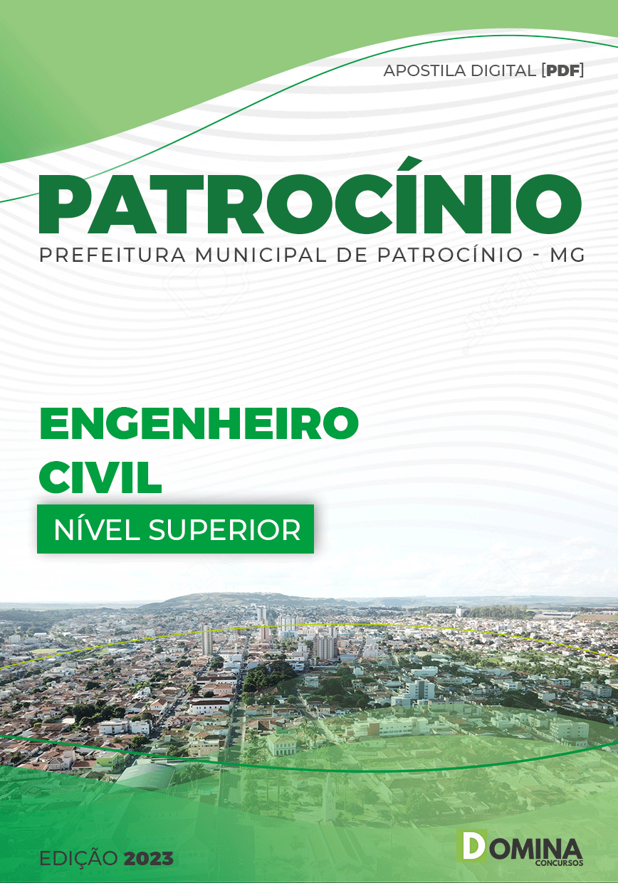 Apostila Concurso Pref Patrocínio MG 2023 Engenheiro Civil