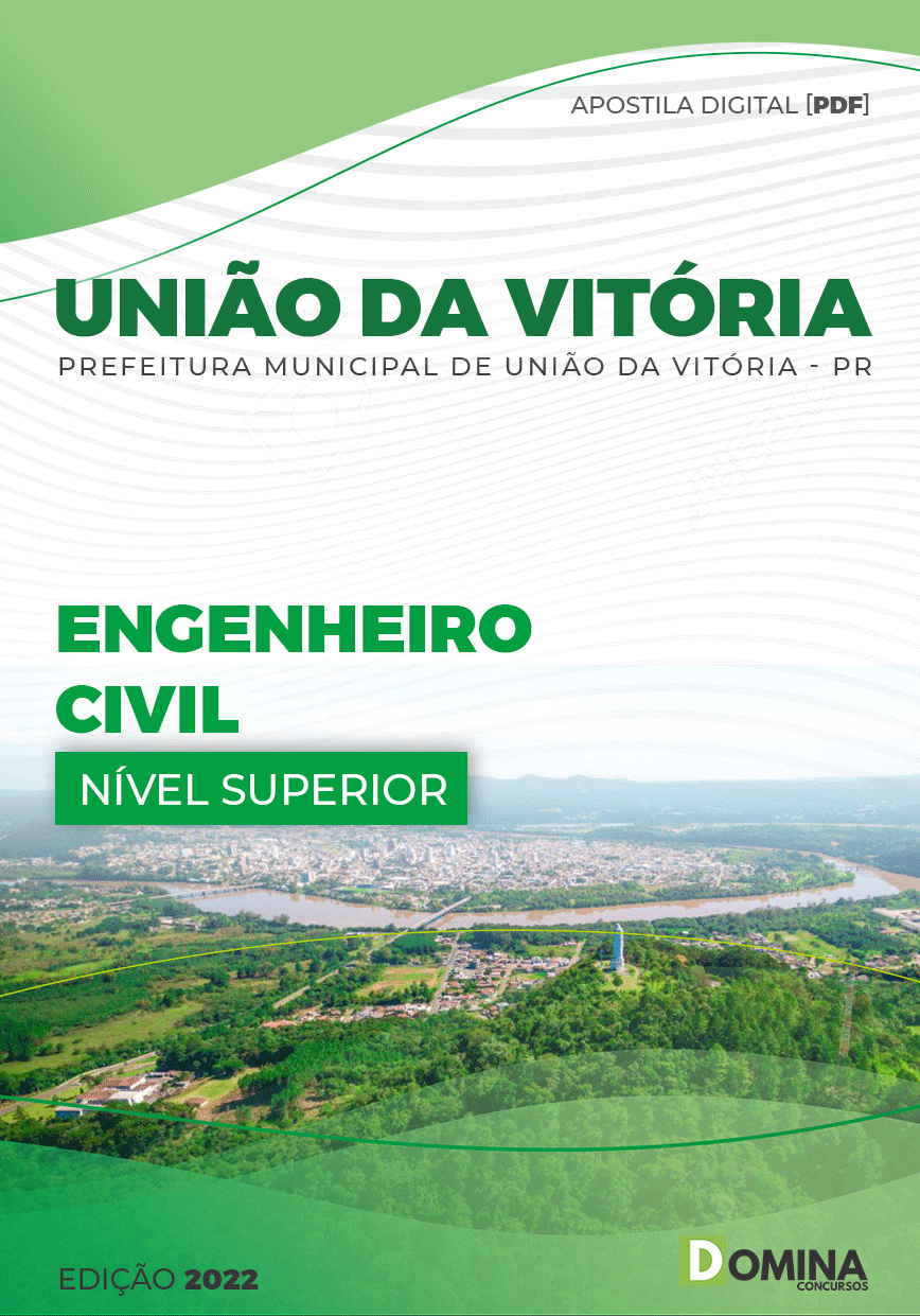 Apostila Pref União da Vitória PR 2022 Engenheiro Civil