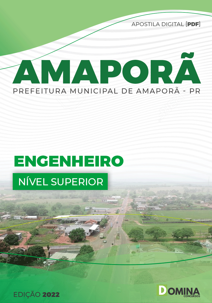 Apostila Concurso Pref Amaporã PR 2022 Engenheiro Civil