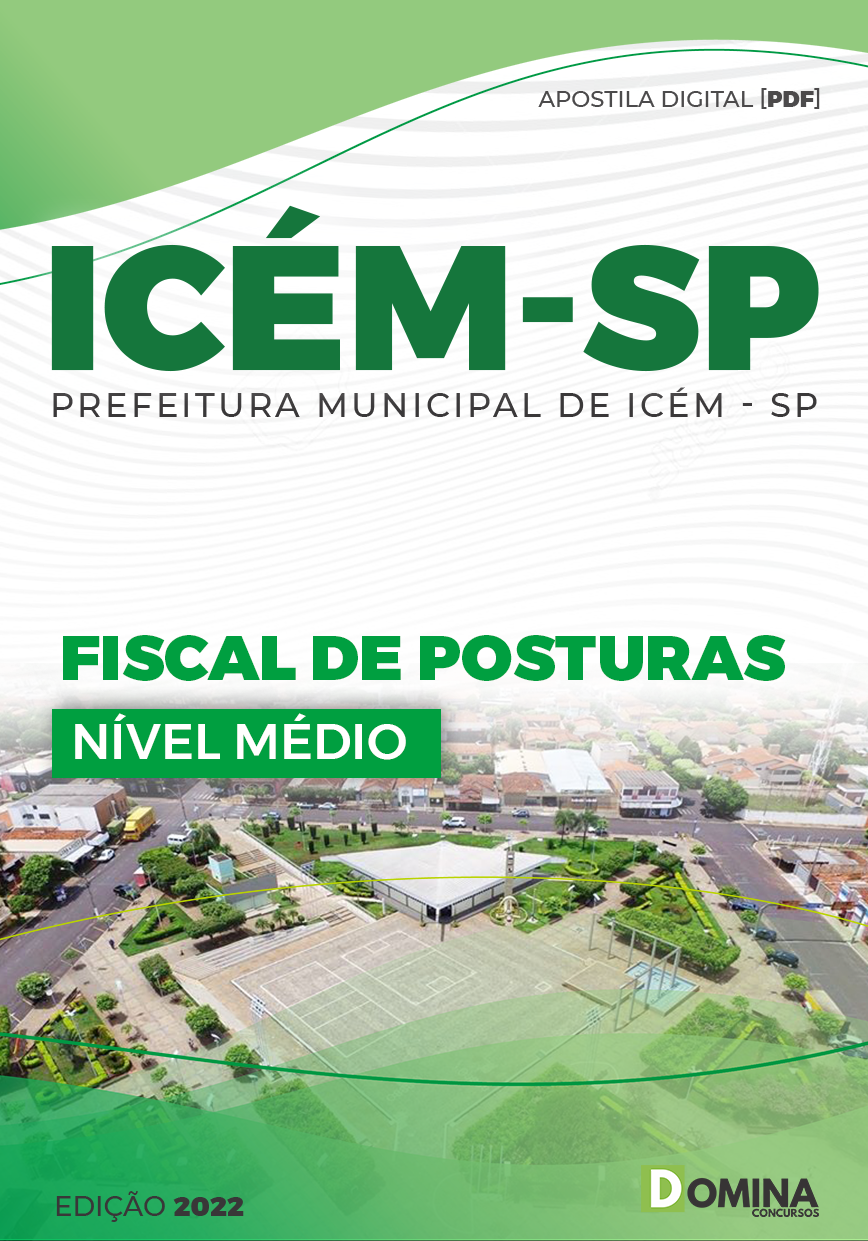 Apostila Digital Concurso ICÉM SP 2022 Fiscal Posturas