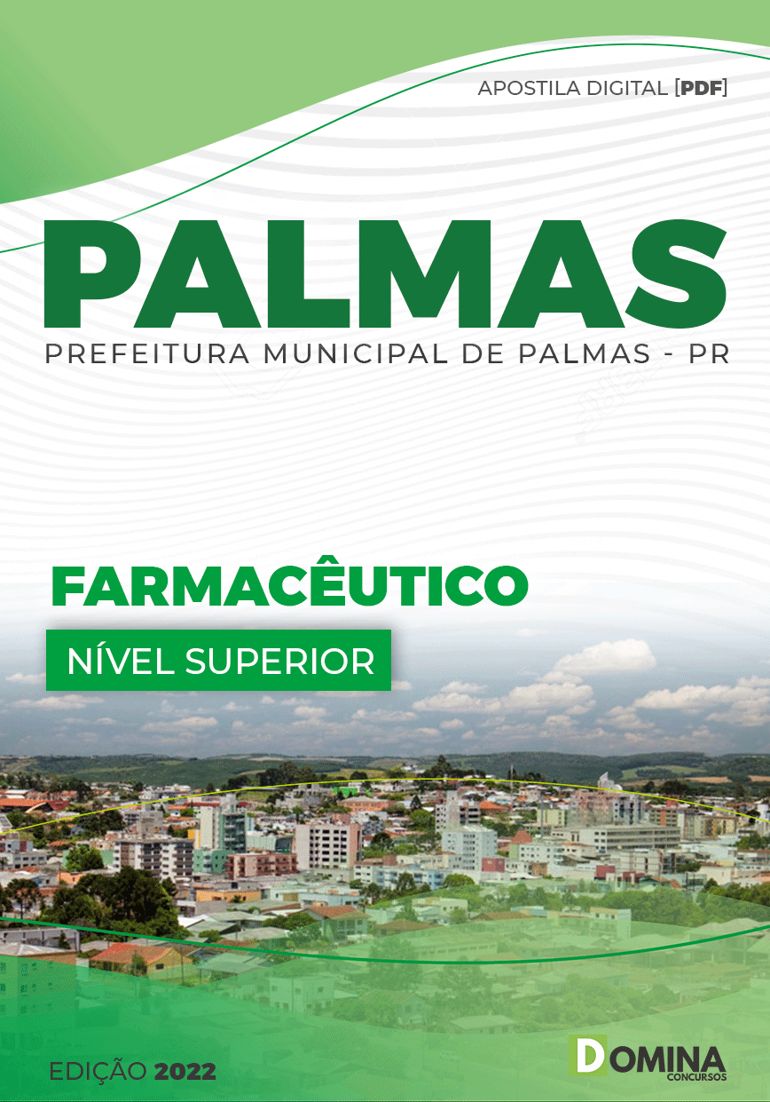 Apostila Digital Concurso Pref Palmas PR 2022 Farmacêutico