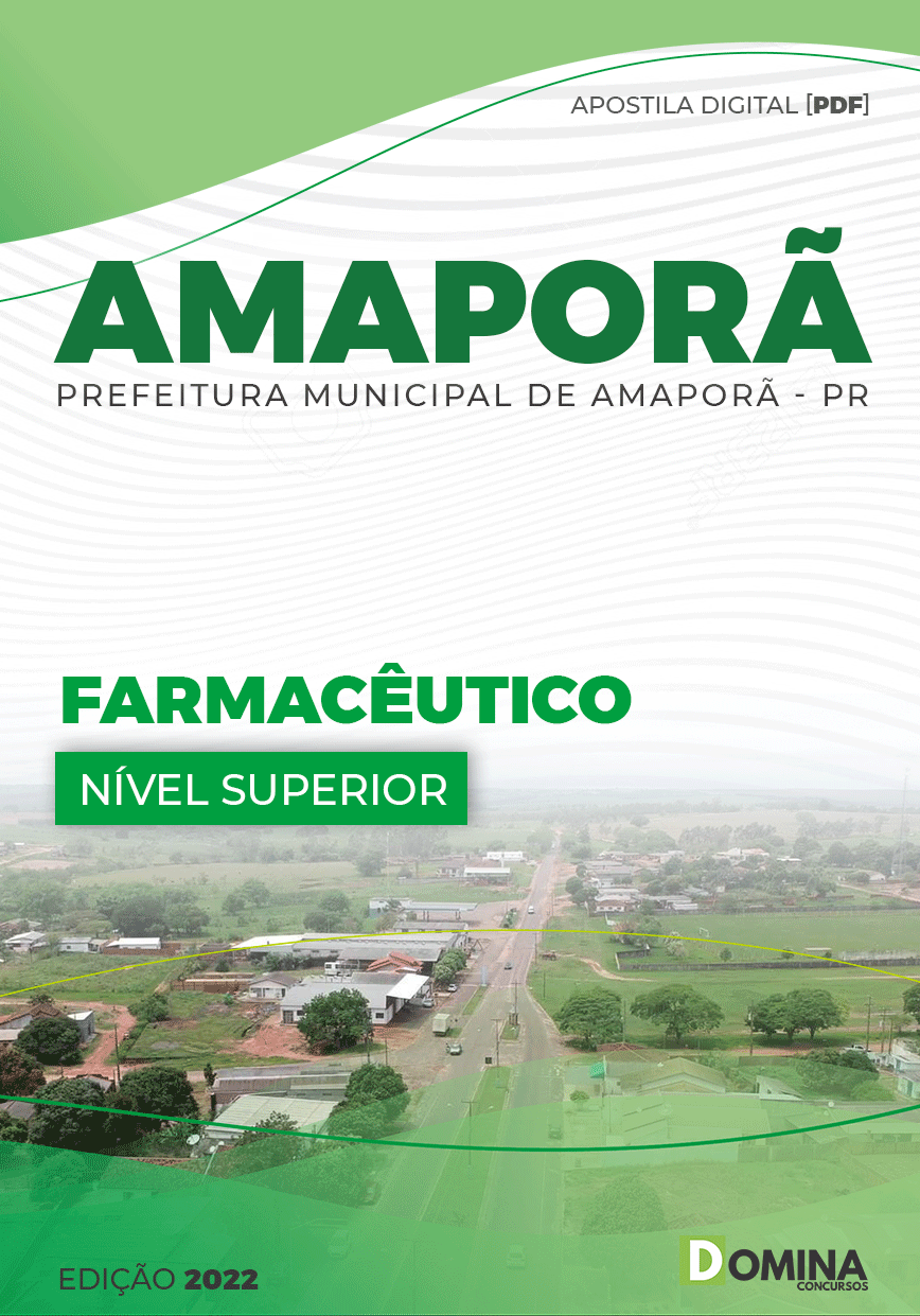 Apostila Concurso Pref Amaporã PR 2022 Farmacêutico