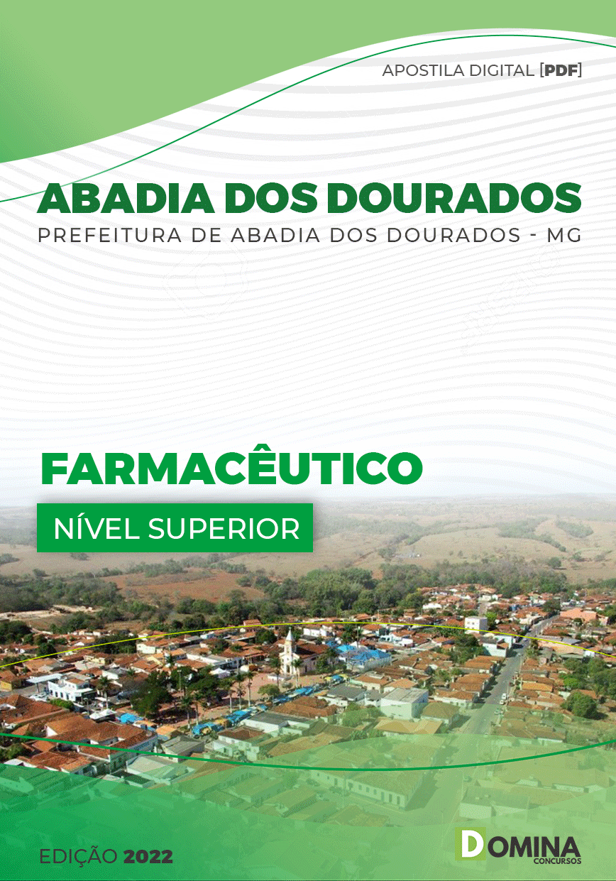 Apostila Digital Pref Abadia Dourados MG 2022 Farmacêutico