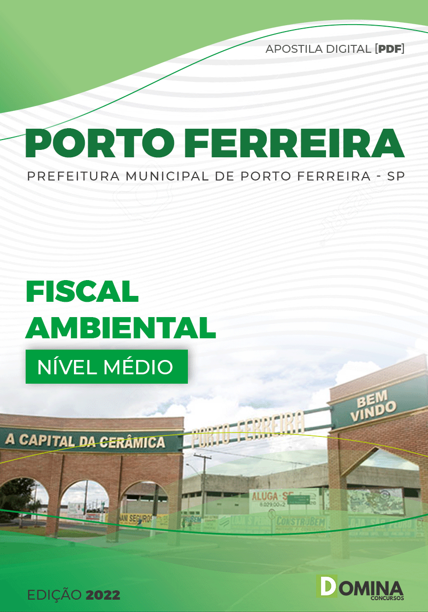 Apostila Pref Porto Ferreira SP 2022 Fiscal Ambiental