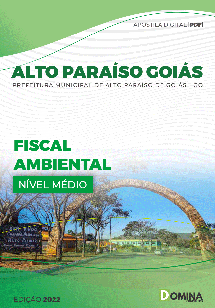 Apostila Pref Alto Paraíso Goiás GO 2022 Fiscal Ambiental