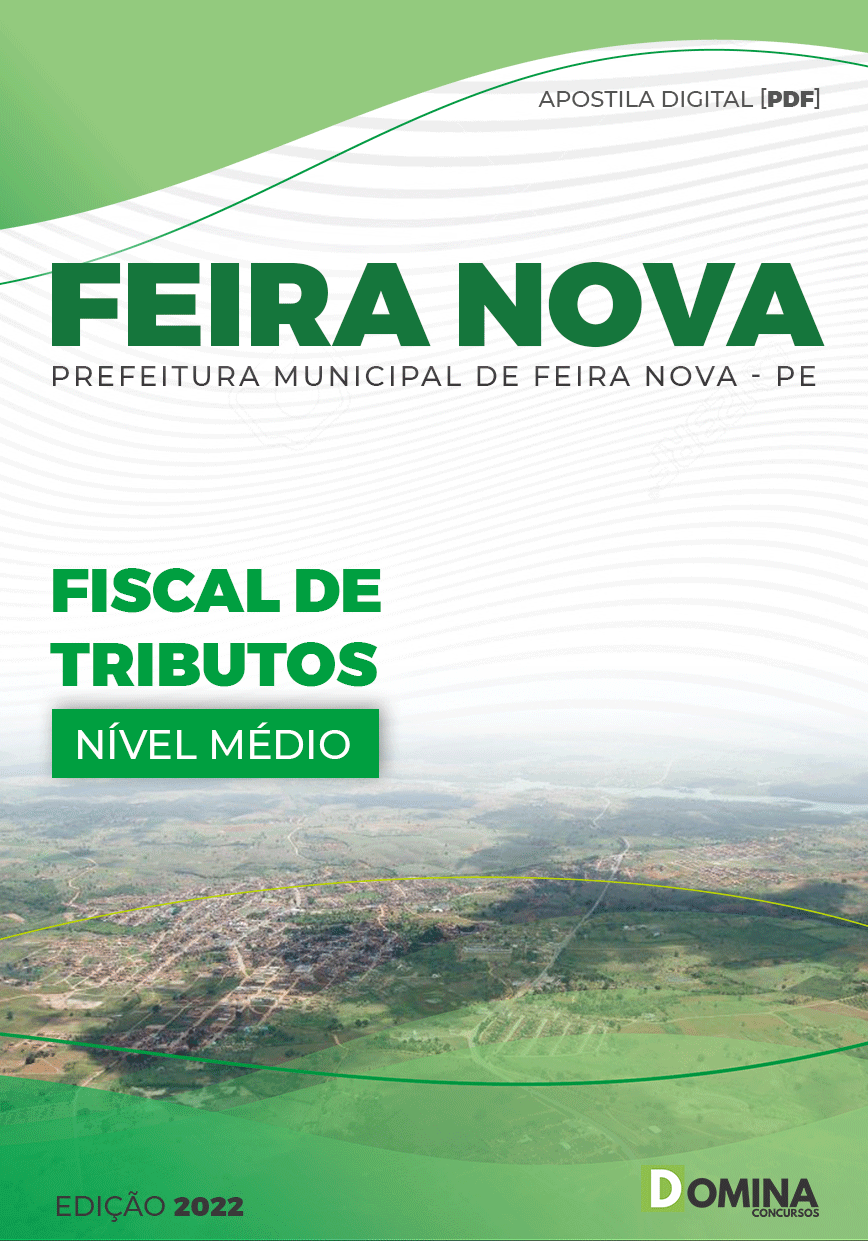 Apostila Digital Pref Feira Nova PE 2022 Fiscal Tributos