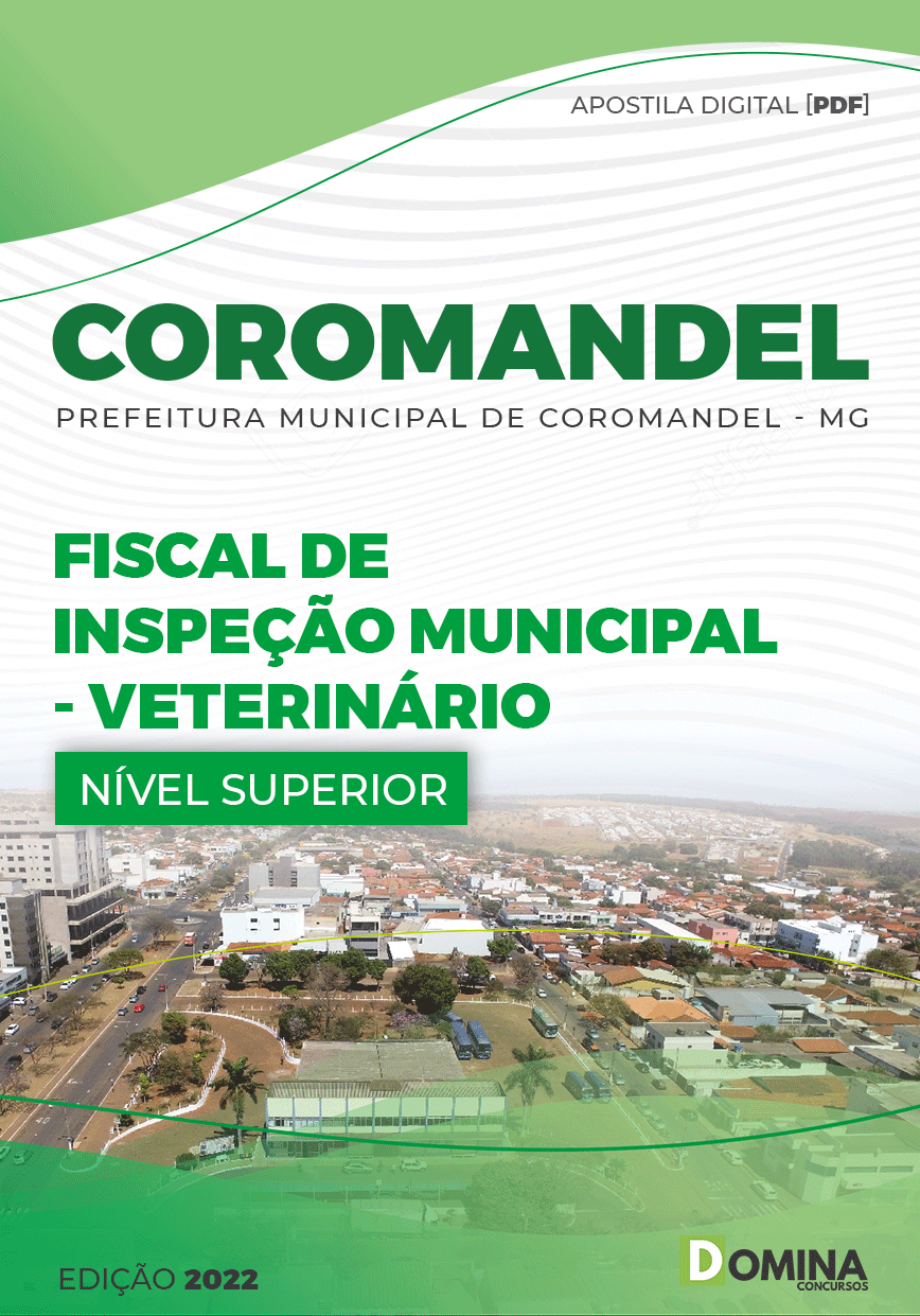 Apostila Pref Coromandel MG 2023 Fiscal Insp Municipal Veterinário