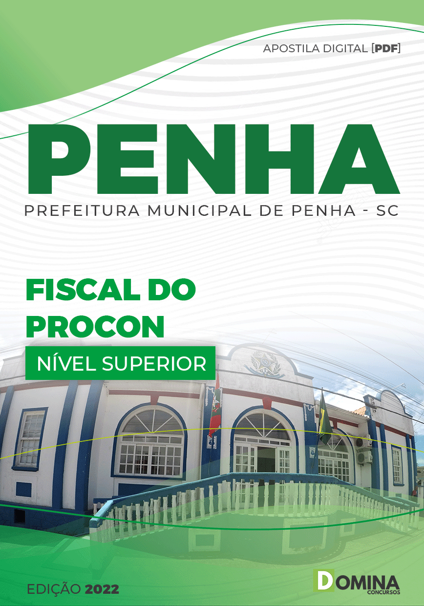 Apostila Concurso Pref Penha SC 2022 Fiscal Procon