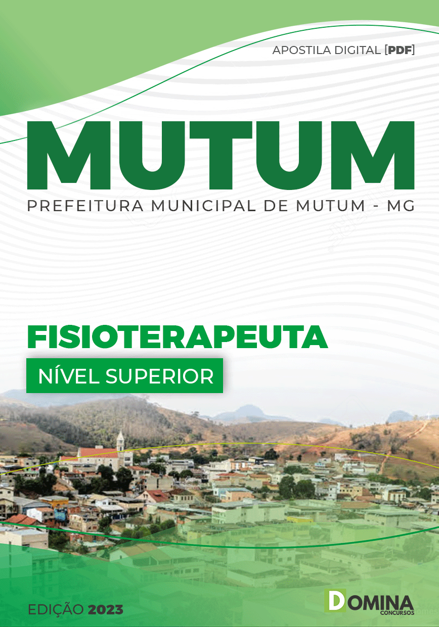 Apostila Concurso Pref Mutum MG 2023 Fisioterapeuta