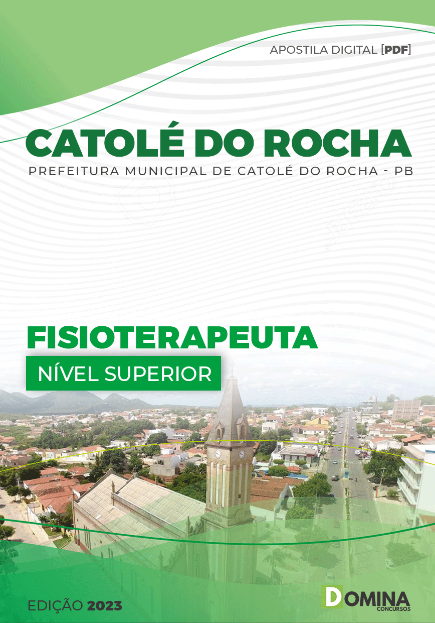 Apostila Digital Pref Catolé Rocha PB 2023 Fisioterapeuta