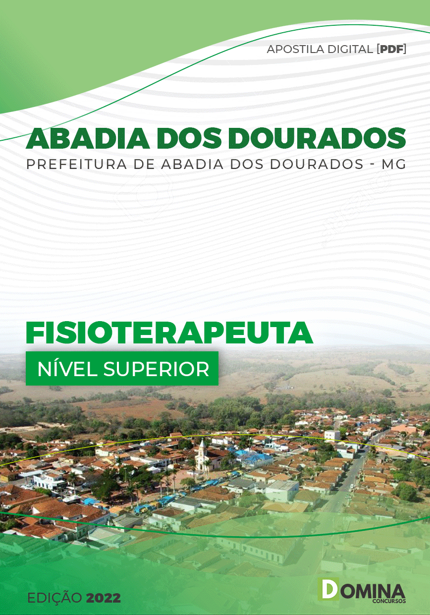 Apostila Pref Abadia Dourados MG 2022 Fisioterapeuta