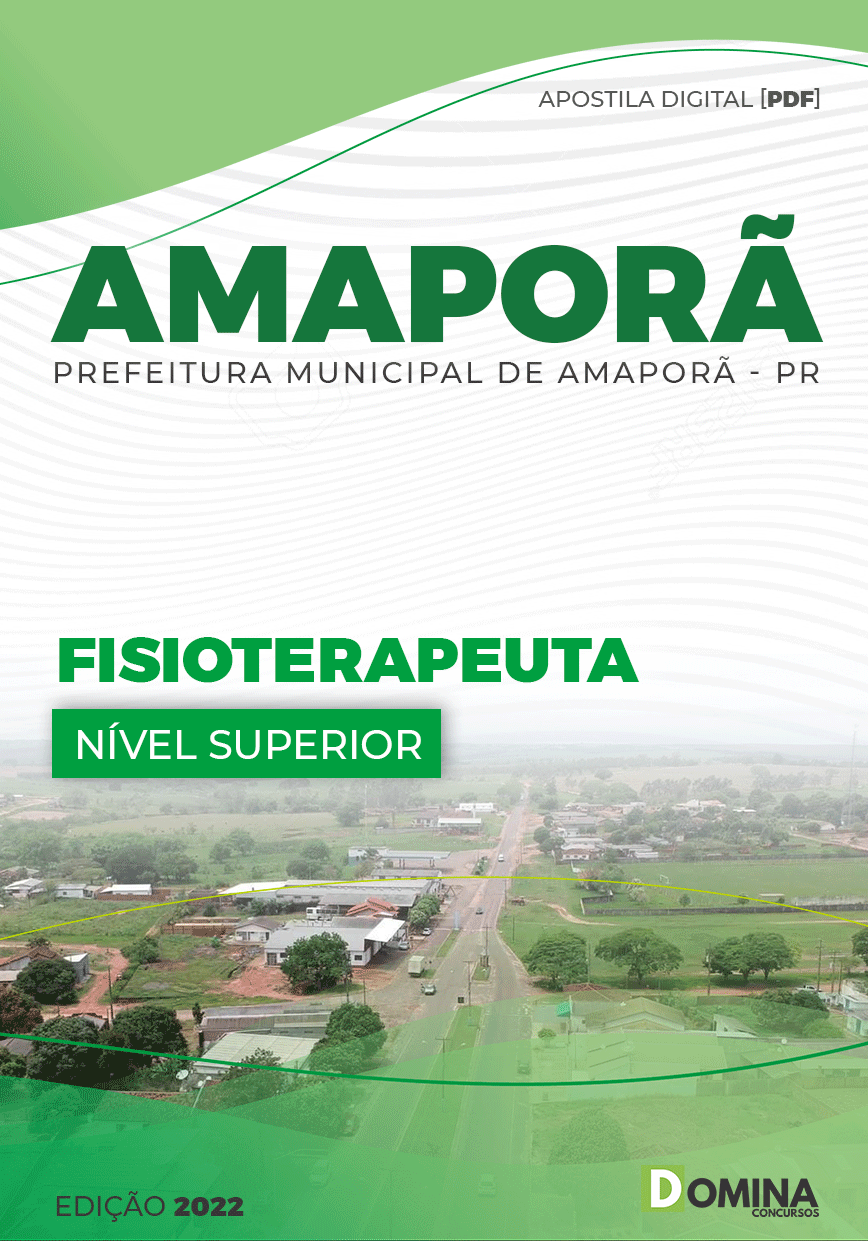 Apostila Concurso Pref Amaporã PR 2022 Fisioterapeuta