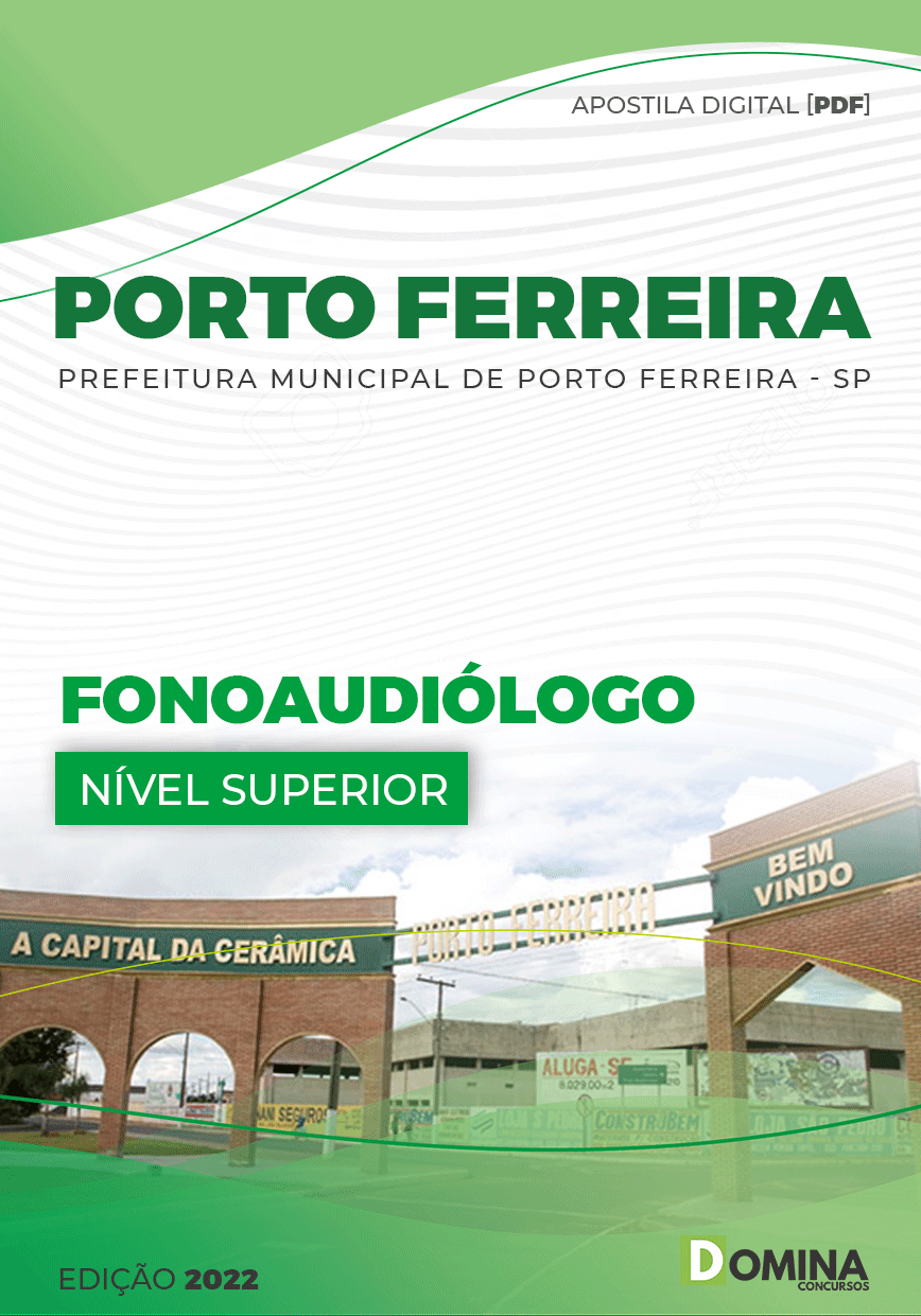 Apostila Digital Pref Porto Ferreira SP 2022 Fonoaudiólogo