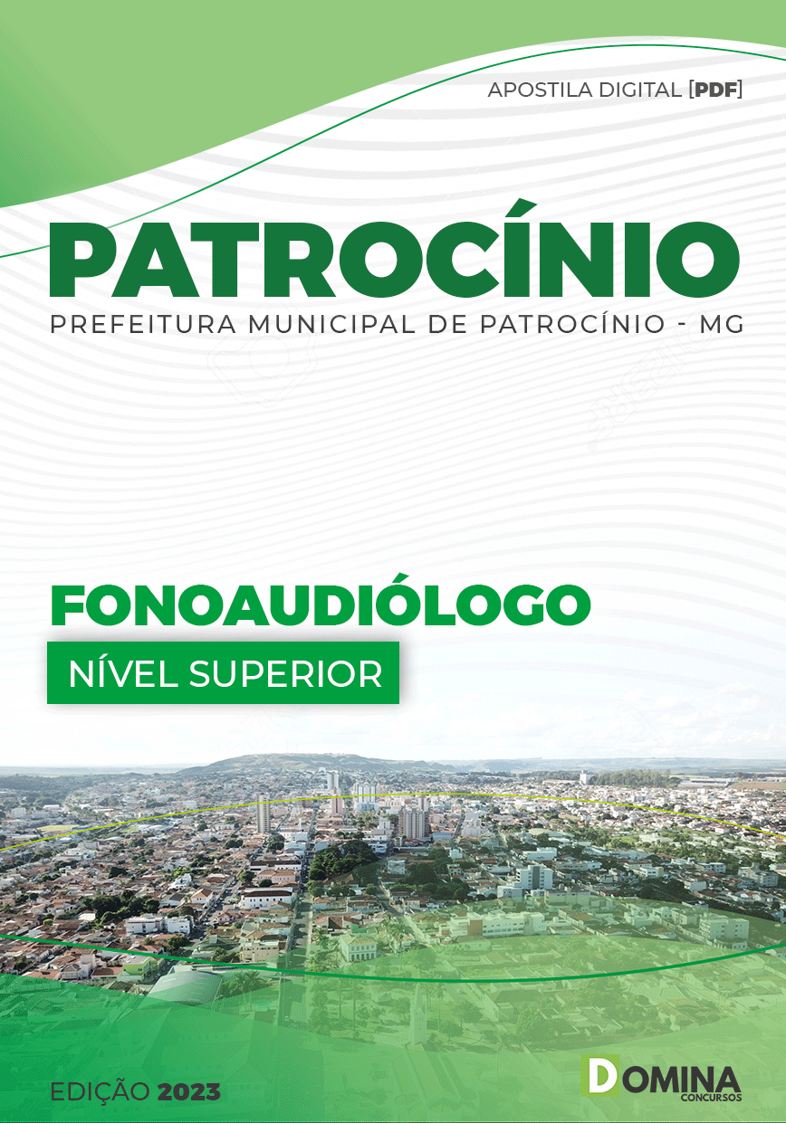 Apostila Concurso Pref Patrocínio MG 2023 Fonoaudiólogo