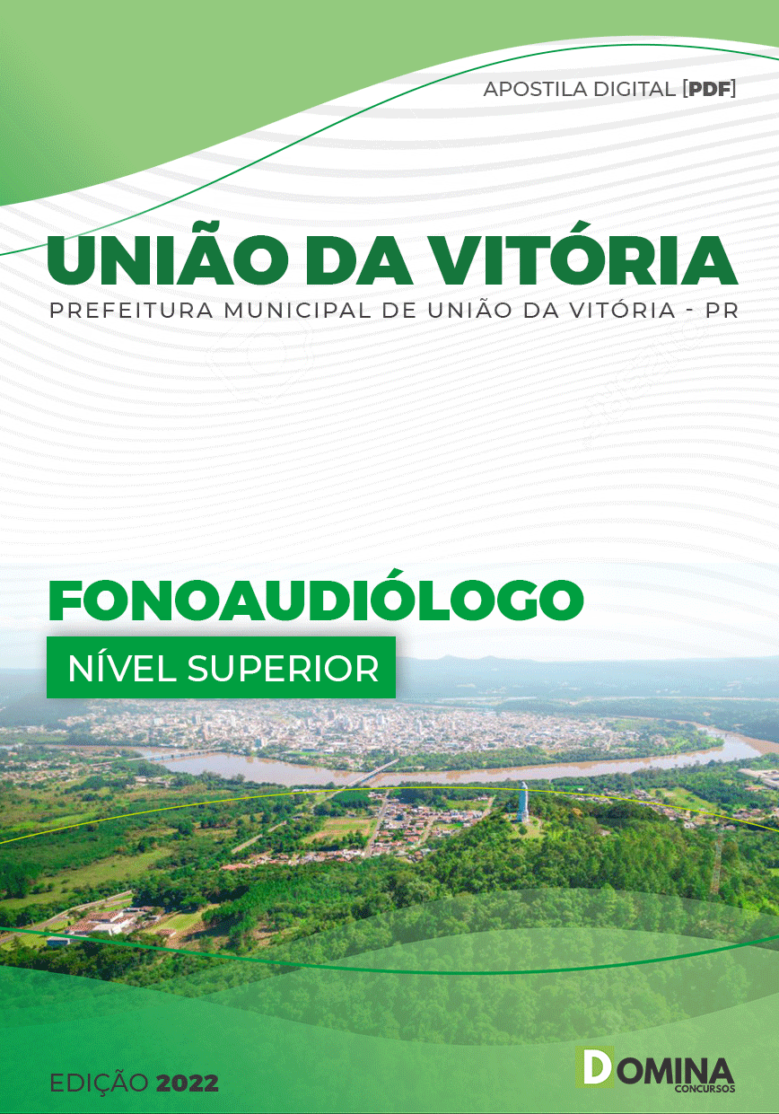 Apostila Pref União da Vitória PR 2022 Fonoaudiólogo