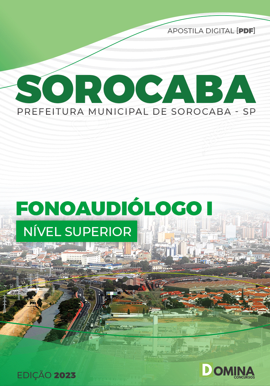 Apostila Concurso Pref Sorocaba SP 2023 Fonoaudiólogo I
