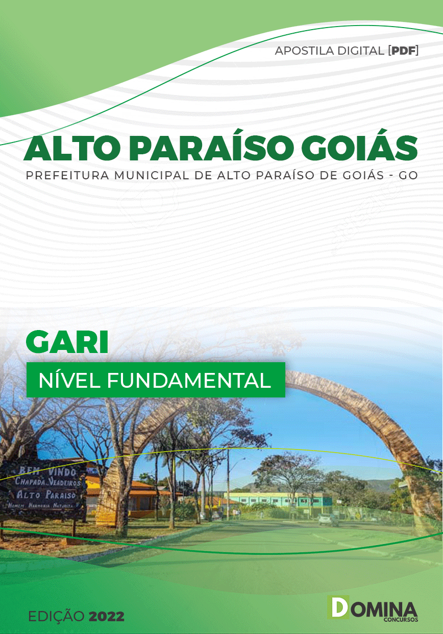 Apostila Digital Pref Alto Paraíso Goiás GO 2022 Gari