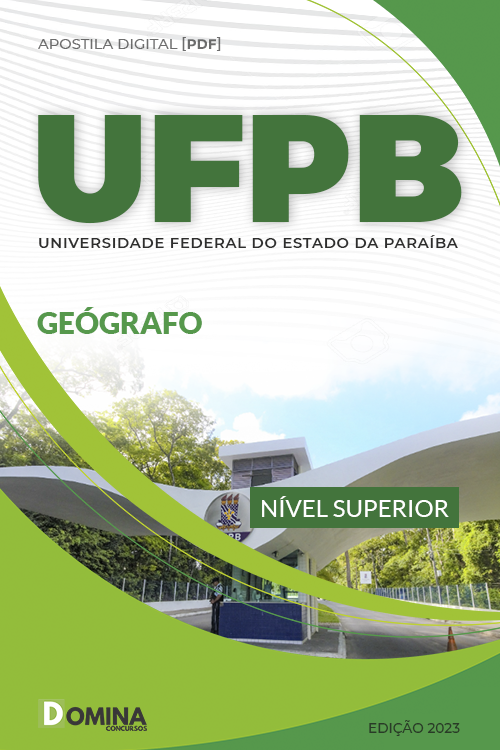 Apostila Digital Concurso Público UFPB 2023 Geógrafo