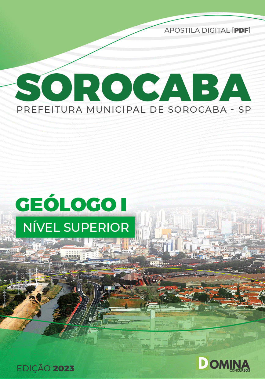 Apostila Concurso Pref Sorocaba SP 2023 Geólogo I
