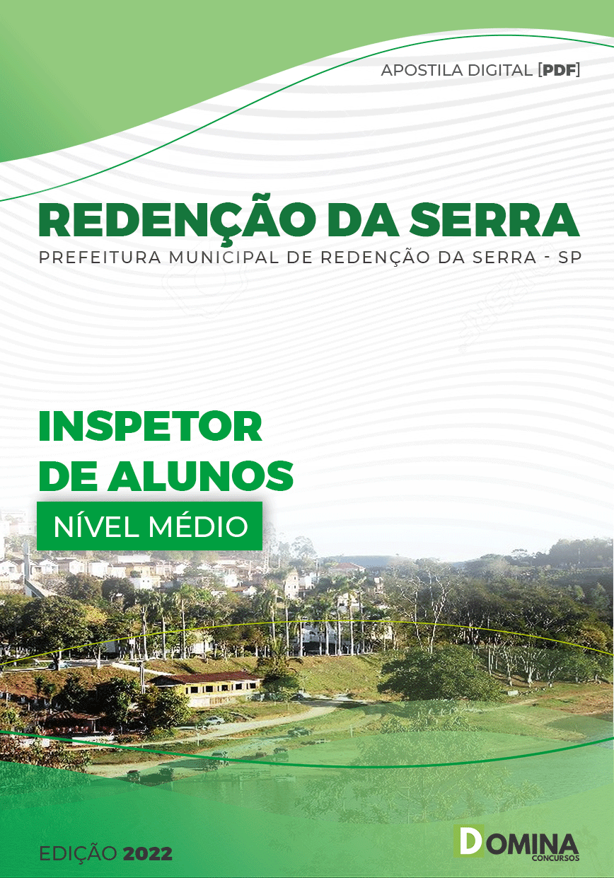 Apostila Pref Redenção Serra SP 2022 Inspetor Aluno