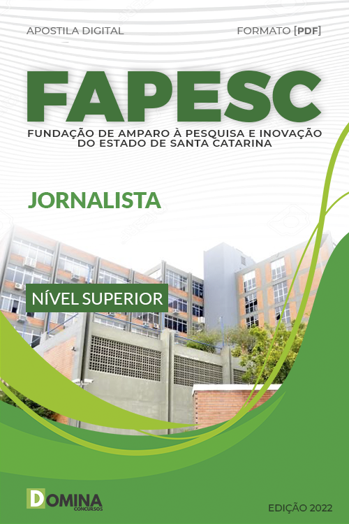 Apostila Digital Concurso FAPESC 2022 Jornalista