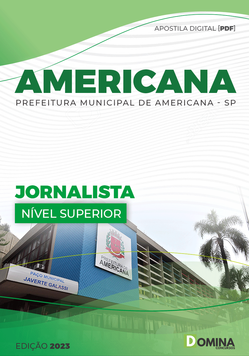 Apostila Concurso Pref Americana SP 2023 Jornalista
