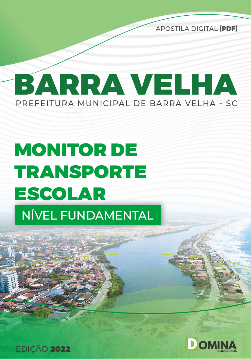 Apostila Pref Barra Velha SC 2022 Monitor de Transporte Escolar