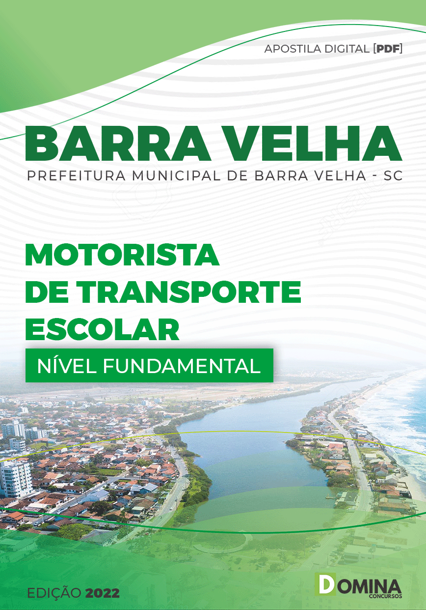 Apostila Pref Barra Velha SC 2022 Motorista de Transporte Escolar