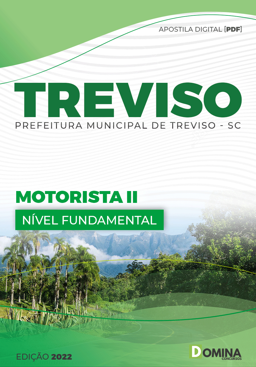 Apostila Concurso Pref Treviso SC 2022 Motorista II