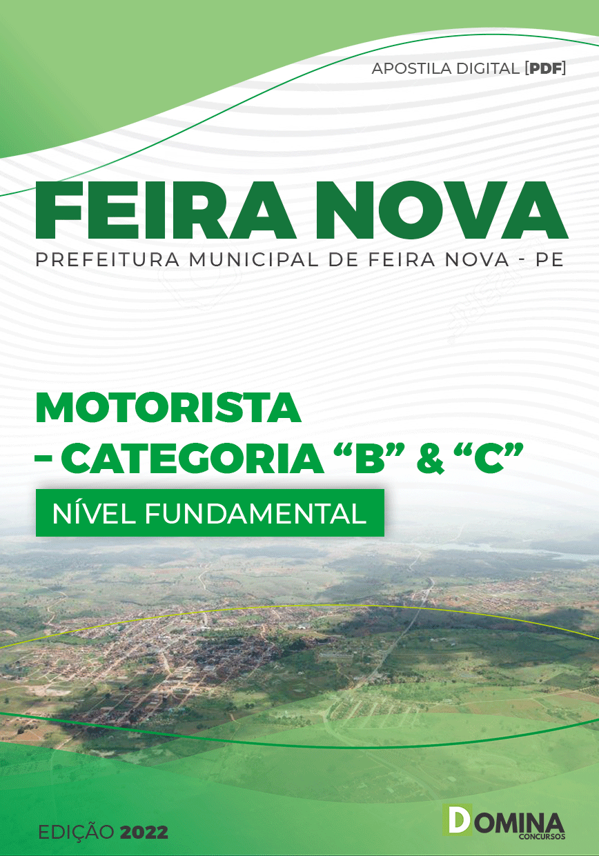 Apostila Concurso Pref Feira Nova PE 2022 Motorista