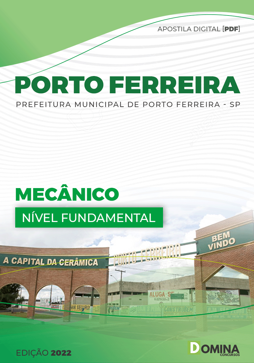 Apostila Digital Pref Porto Ferreira SP 2022 Mecânico