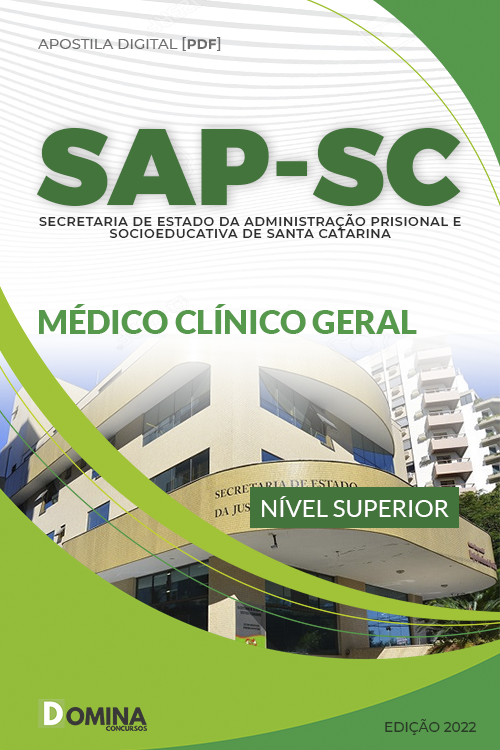 Apostila Digital Concurso SAP SC 2022 Médico Clínico Geral