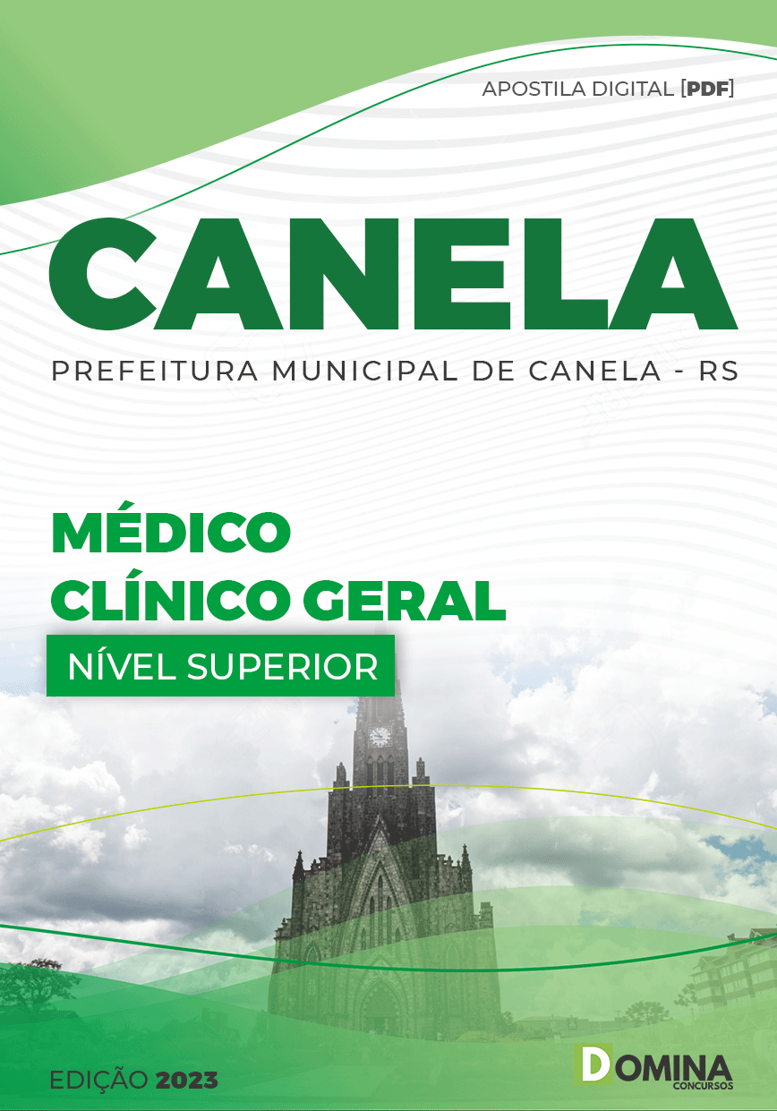 Apostila Pref Canela RS 2023 Médico Clínico Geral